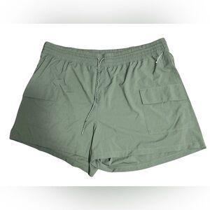Women's Sage Green Cargo Shorts